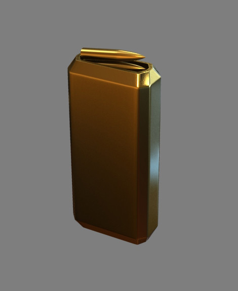3d model of ammo magazine - Ammo Magazine by dentonvanzan
