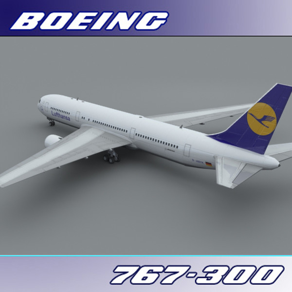 3d 767-300 lufthansa - Boeing 767-300 (Lufthansa)... by PerspectX