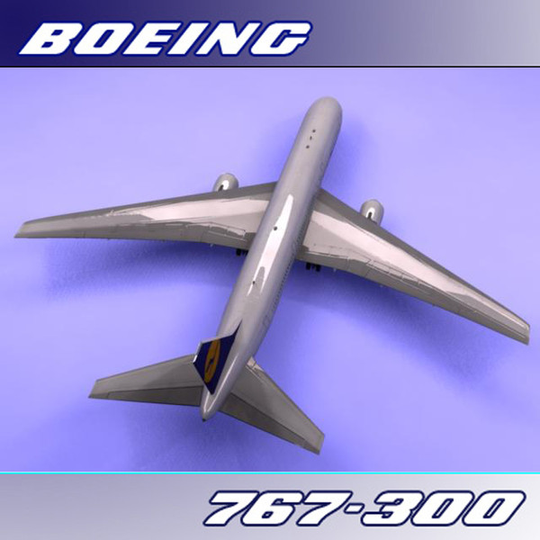 3d 767-300 lufthansa - Boeing 767-300 (Lufthansa)... by PerspectX