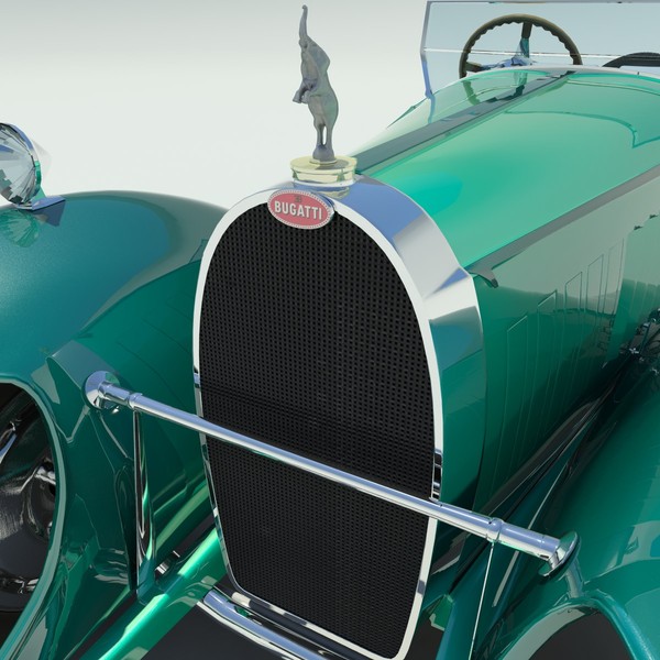 3ds max bugatti t41 royale esders - Bugatti T41 Royale Esders Car by PROmax_