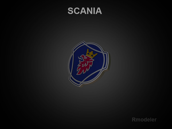3d lwo logo scania - Scania 3d Logo by Serega Rozhnov