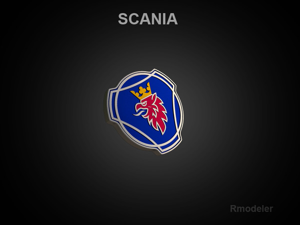 3d lwo logo scania - Scania 3d Logo by Serega Rozhnov
