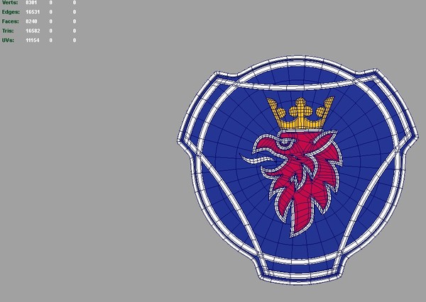 3d lwo logo scania - Scania 3d Logo by Serega Rozhnov