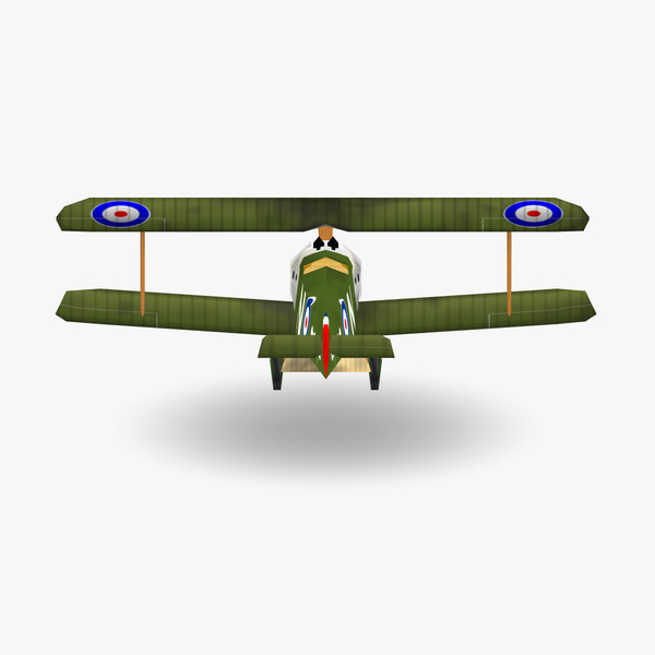 3d sopwith camel low-poly fighter model - Sopwith Camel Low-Poly by BjBachperson7