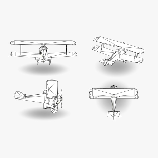 3d sopwith camel low-poly fighter model - Sopwith Camel Low-Poly by BjBachperson7