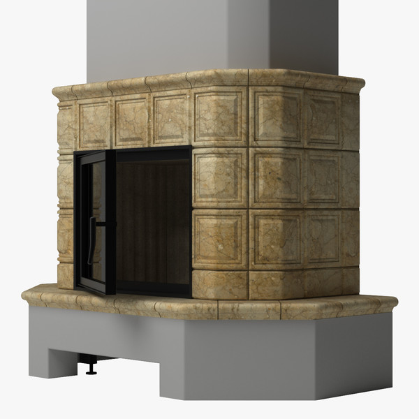 fireplace 3d max - Classical Fireplace by arch.3d