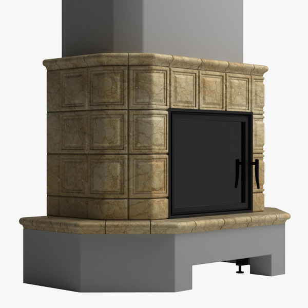 fireplace 3d max - Classical Fireplace by arch.3d