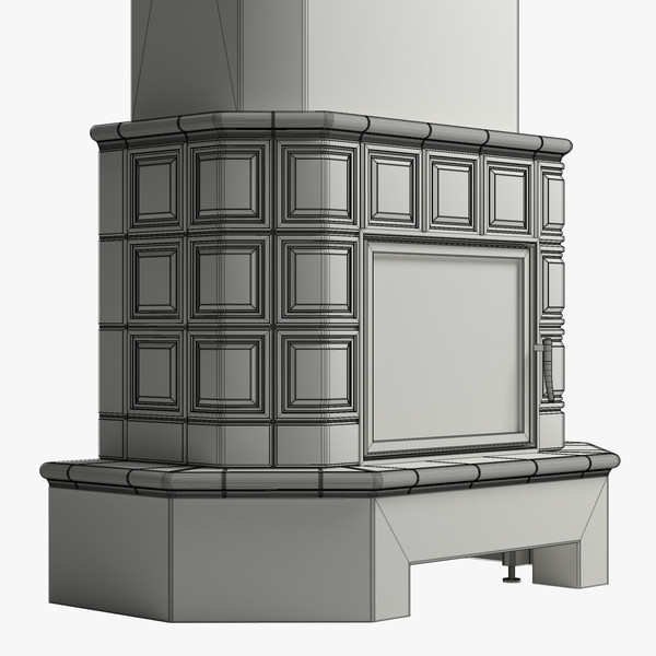 fireplace 3d max - Classical Fireplace by arch.3d