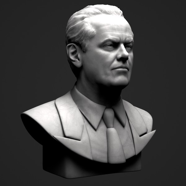 bust jack nicholson max - Jack Nicholson Bust by clay master