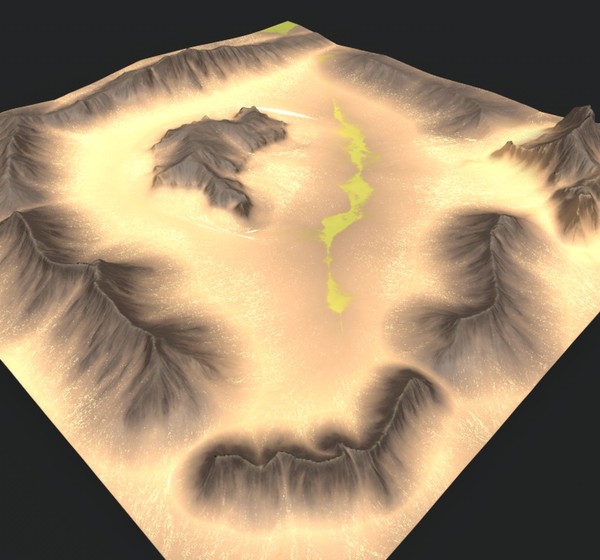 terrain 3d obj - Terrain TNW05 by ERLHN