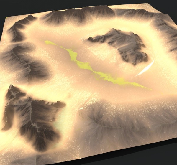terrain 3d obj - Terrain TNW05 by ERLHN