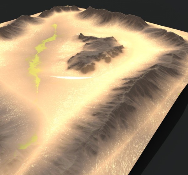 terrain 3d obj - Terrain TNW05 by ERLHN