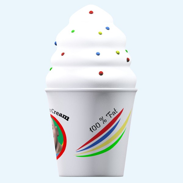 3d model obesity ice cream - Ice Cream by gin3d
