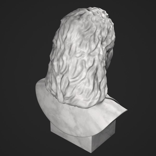 decorative bust michael jackson 3d model - Michael Jackson Bust by clay master