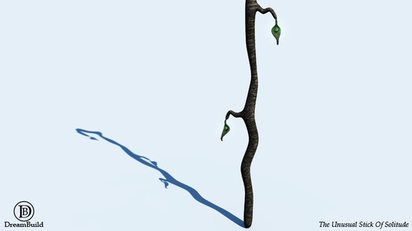 3d model unusual stick solitude - The Unusual Stick Of Solitude by DreamBuild
