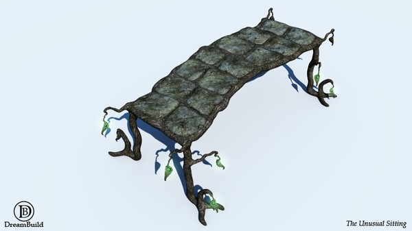 unusual sitting 3d model - The Unusual Sitting by DreamBuild