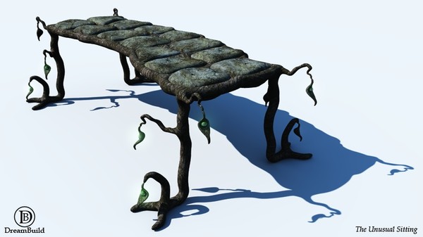 unusual sitting 3d model - The Unusual Sitting by DreamBuild