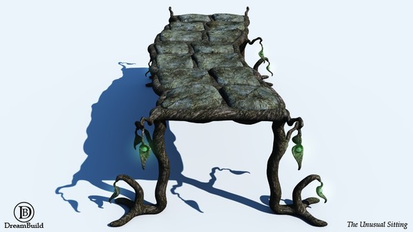 unusual sitting 3d model - The Unusual Sitting by DreamBuild