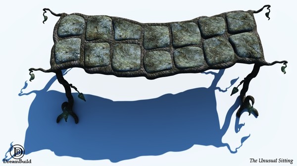 unusual sitting 3d model - The Unusual Sitting by DreamBuild