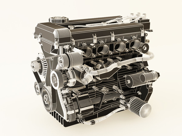 3d engine model - Engine by luledesign