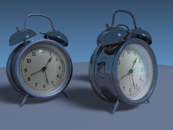 free alarm clock 3d model - alarm clock by Novator666