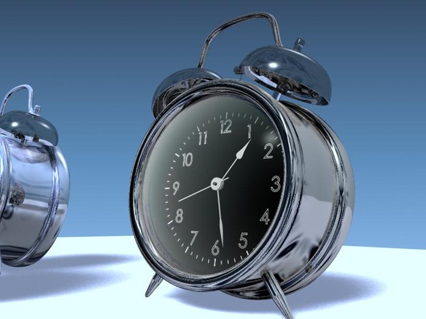 free alarm clock 3d model - alarm clock by Novator666