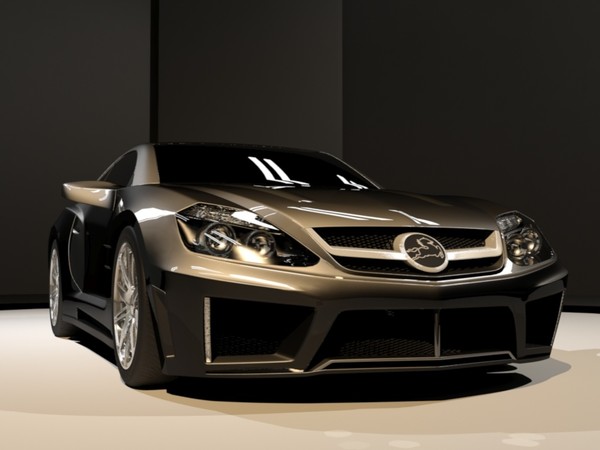mercedes benz carlsson c25 3d model - Mercedes Benz Carlsson C25 by laguf
