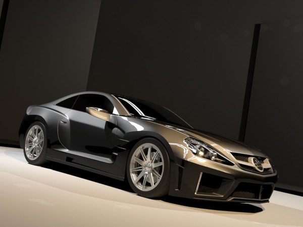 mercedes benz carlsson c25 3d model - Mercedes Benz Carlsson C25 by laguf