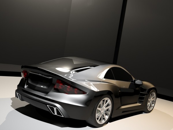 mercedes benz carlsson c25 3d model - Mercedes Benz Carlsson C25 by laguf
