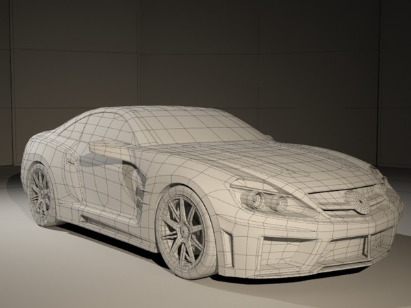 mercedes benz carlsson c25 3d model - Mercedes Benz Carlsson C25 by laguf