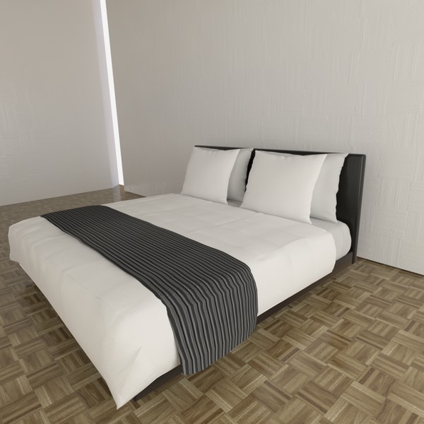3d model hotel bed - Hotel Bed by TheToastMaster