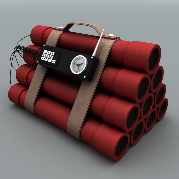 3d dynamite tnt model - Dynamite (TNT) 4 by 3D Graphics