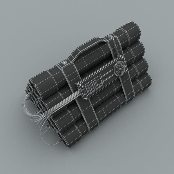 3d dynamite tnt model - Dynamite (TNT) 4 by 3D Graphics