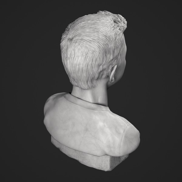 male bust max - Male Kid Bust by clay master
