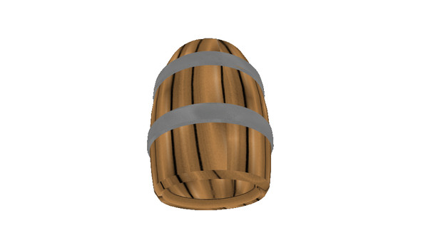 free barrel 3d model - Barrel by TownEater