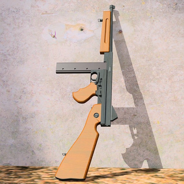 max military thompson m1a1 - Thompson M1A1 by Sandu_Bublic