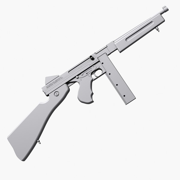 max military thompson m1a1 - Thompson M1A1 by Sandu_Bublic