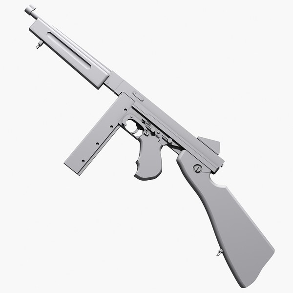 max military thompson m1a1 - Thompson M1A1 by Sandu_Bublic