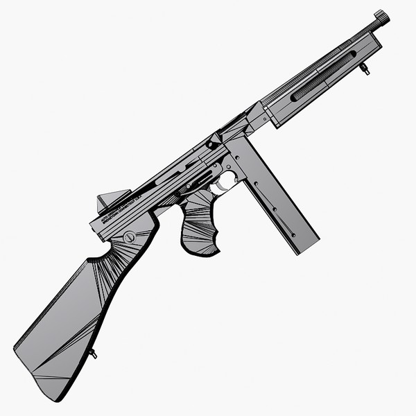 max military thompson m1a1 - Thompson M1A1 by Sandu_Bublic