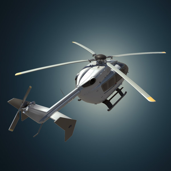 eurocopter ec145 t2 mercedes-benz c4d - Eurocopter EC145 T2 Mercedes-Benz Style... by dimosbarbos