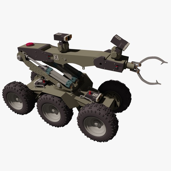3d eod defender robot model - EOD Defender Bomb Disposal Robot by Imagetek3D