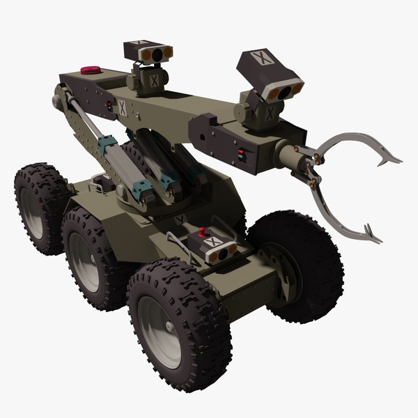 3d eod defender robot model - EOD Defender Bomb Disposal Robot by Imagetek3D