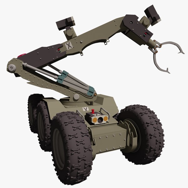 3d eod defender robot model - EOD Defender Bomb Disposal Robot by Imagetek3D