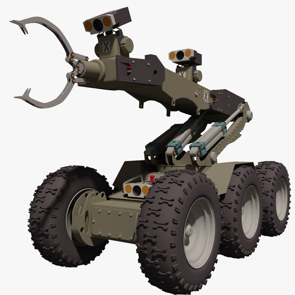 3d eod defender robot model - EOD Defender Bomb Disposal Robot by Imagetek3D