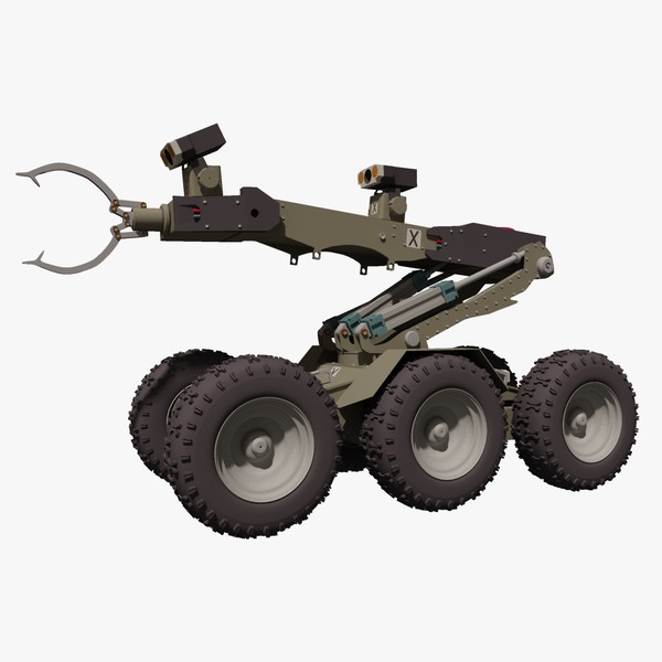 3d eod defender robot model - EOD Defender Bomb Disposal Robot by Imagetek3D