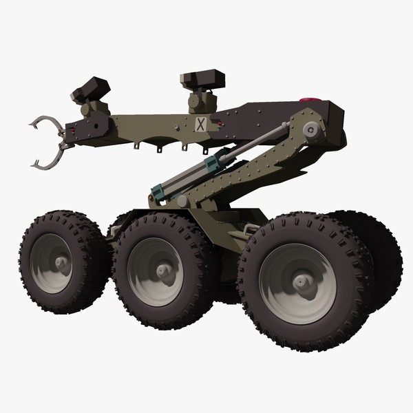 3d eod defender robot model - EOD Defender Bomb Disposal Robot by Imagetek3D