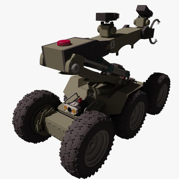 3d eod defender robot model - EOD Defender Bomb Disposal Robot by Imagetek3D