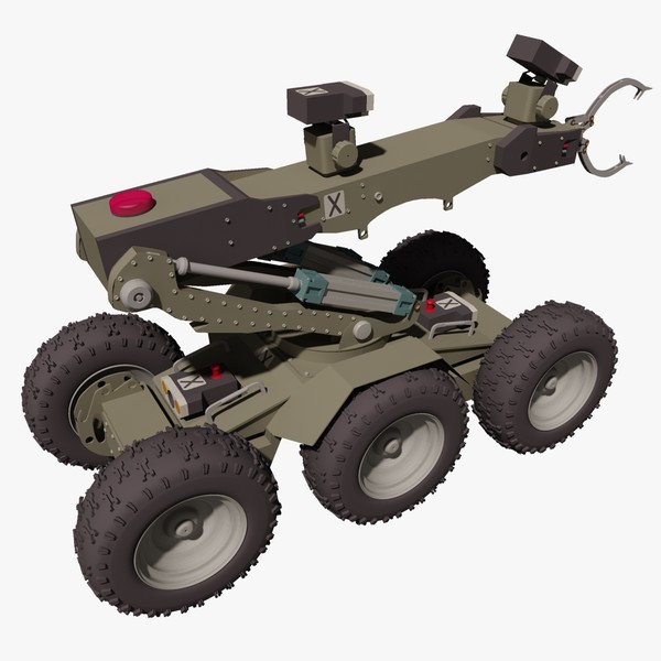 3d eod defender robot model - EOD Defender Bomb Disposal Robot by Imagetek3D