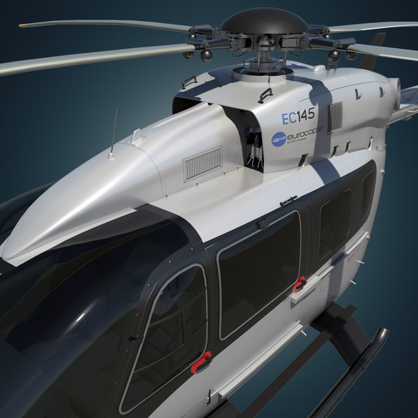 eurocopter ec145 t2 mercedes-benz c4d - Eurocopter EC145 T2 Mercedes-Benz Style... by dimosbarbos