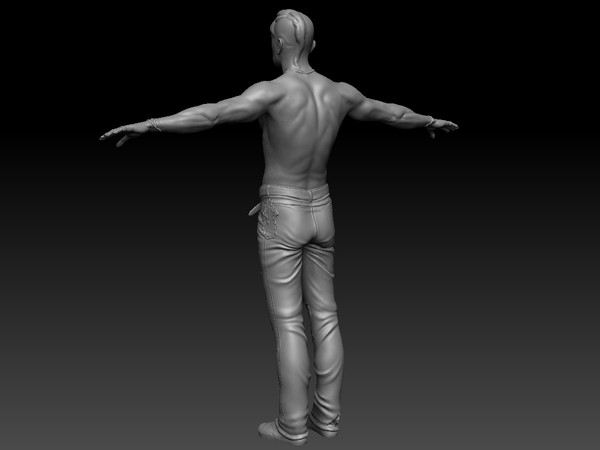 3d model character punker - game character punker by blitzbog